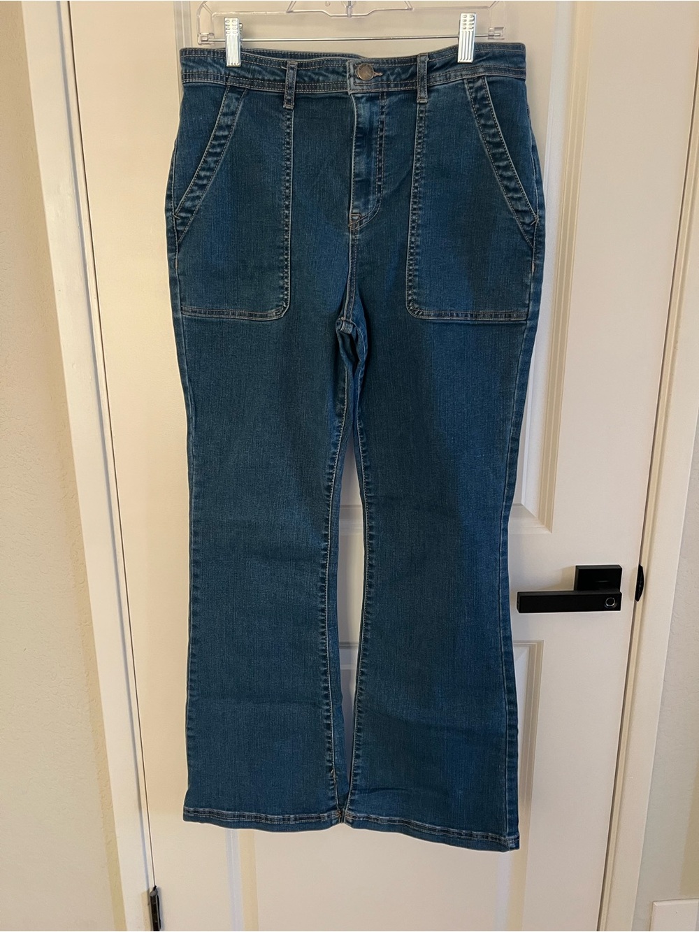 Knox Rose Indigo Wide-Leg High-Rise Jeans